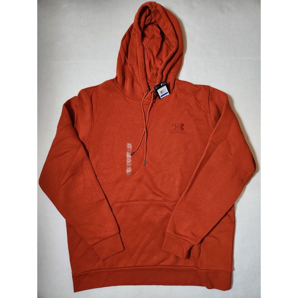 Under Armour Men’s Pullover Hoodie Orange XL